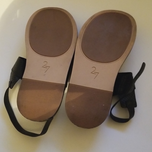 27 EDIT Naturalizer Melyssa Snake Print Leather Platform Wedge Sandals Slingback - Picture 6 of 6